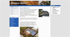 Desktop Screenshot of holzbau-mueller.net